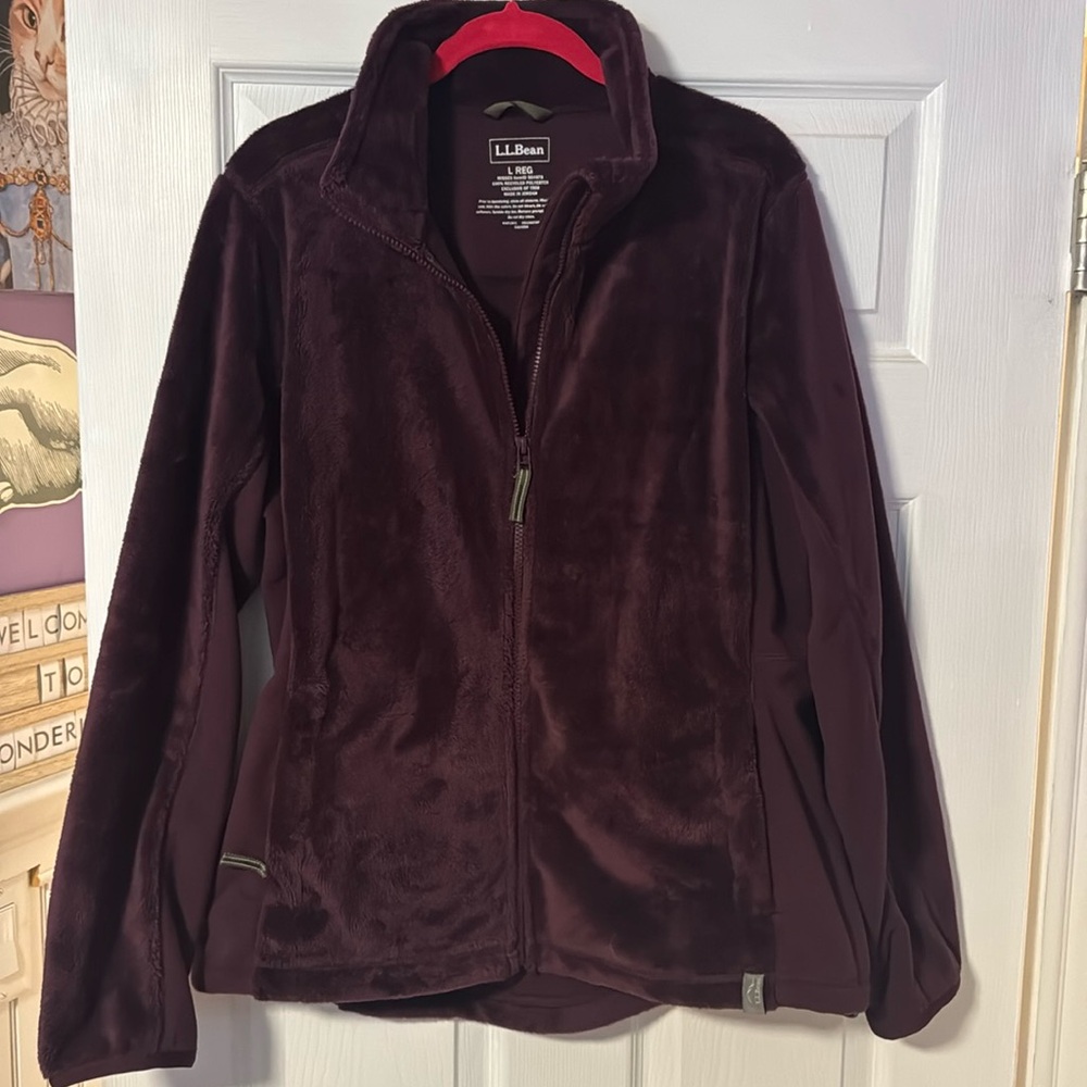 Full Zip Sherpa Micro Fleece Lined Jacket Coat